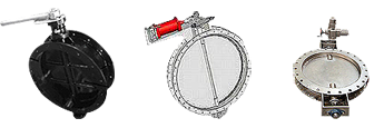 Damper butterfly valves